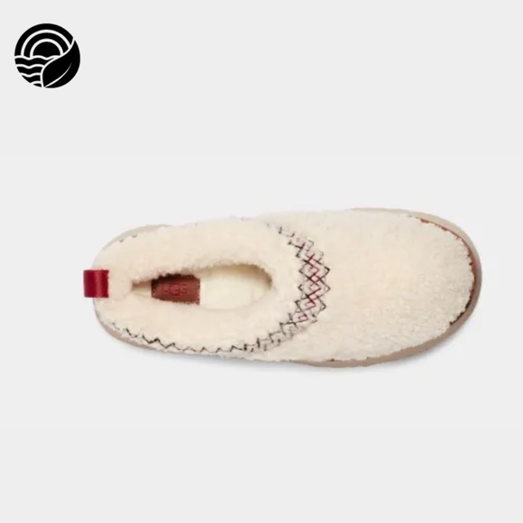 NWT UGG Tazz UGGBraid Platform Slippers Clogs Natural Size Women 7 - Picture 6 of 15